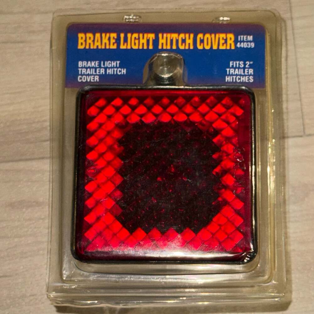 Haul-Master Brake Light Trailer Hitch Cover for 2-inch Hitches, Item 44039